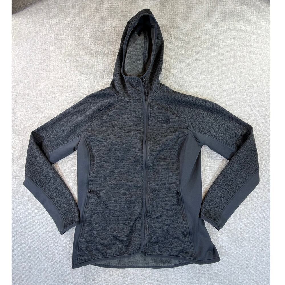 The North Face Women's Large Gray Arcata Full Zip Hoodie Jacket NF00CUU0 Outdoor
